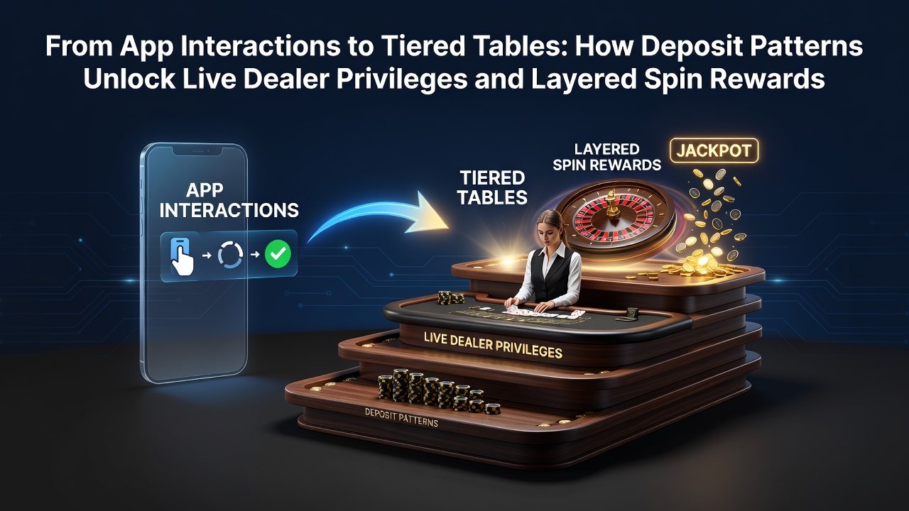 Mobile Casino App mit Einzahlungsverläufen und gestaffelten Belohnungssystemen