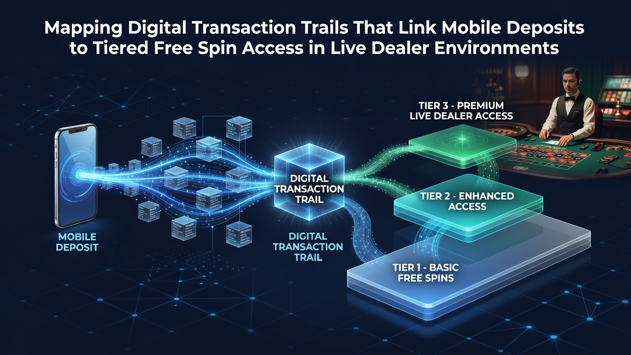 Digitale Transaktionspfade in mobilen Casino-Umgebungen mit Live-Dealern und gestaffelten Belohnungen