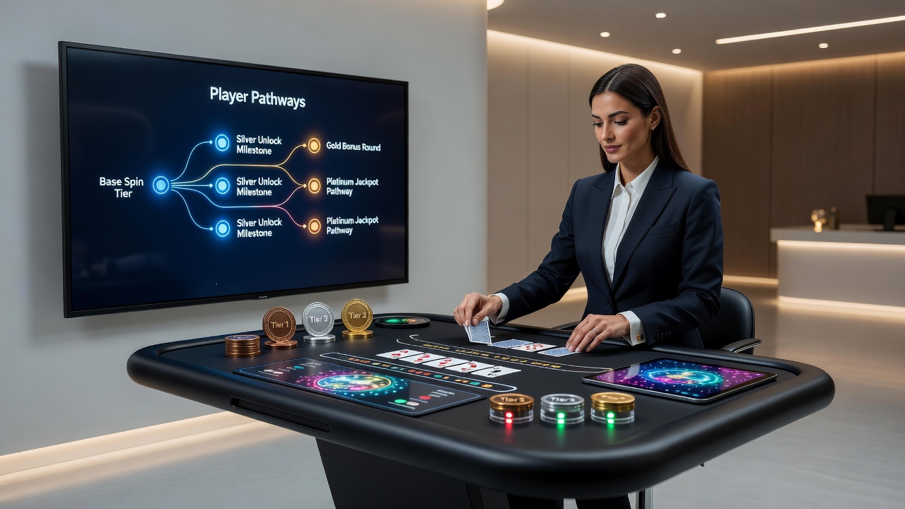 Gestaffelte Belohnungen und Live-Tisch-Dynamiken in portablen Casino-Settings