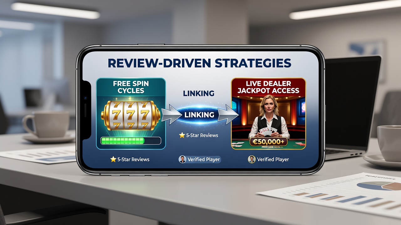 Live-Dealer-Tisch mit mobiler Jackpot-Anzeige und integrierten Free-Spin-Indikatoren