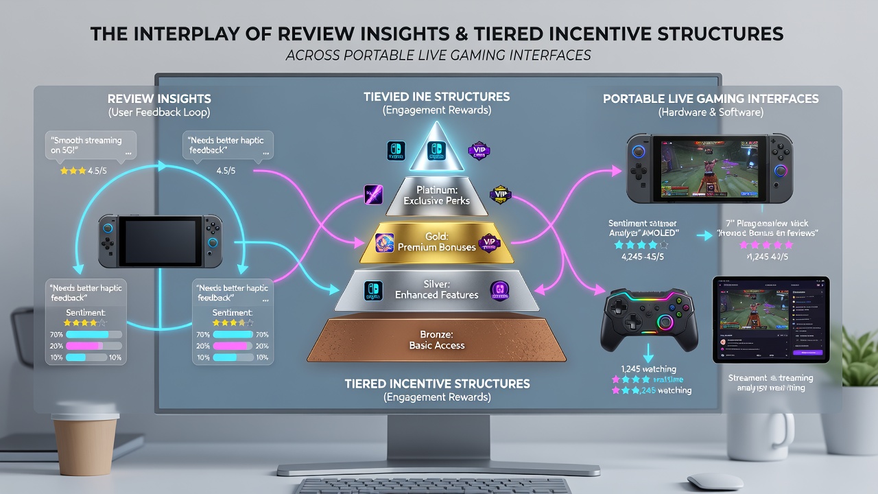 Datenanalyse von Review-Insights und gestaffelten Incentive-Strukturen in Live-Gaming-Apps