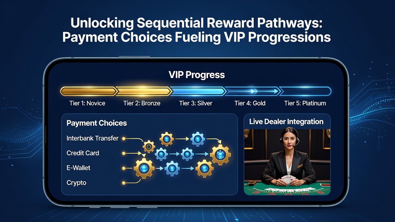 Visualisierung von VIP-Tier-Progressionen durch verschiedene Zahlungsoptionen in mobilen Casino-Apps